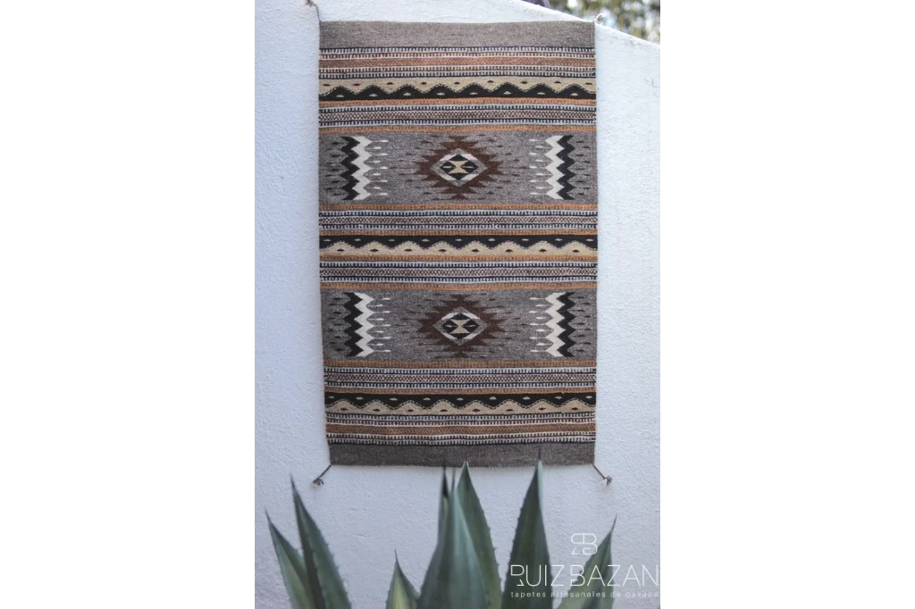 Tapete Montañas de Oaxaca 100cms largo x 60cms ancho (3.2ft x 1.96ft) - Imagen 2