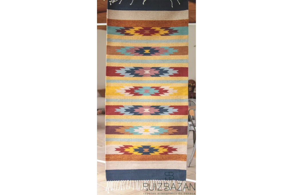 Tapete Primavera Oaxaca 164 cms largo x 75cms ancho (5.38ft x 2.46ft) - Imagen 3