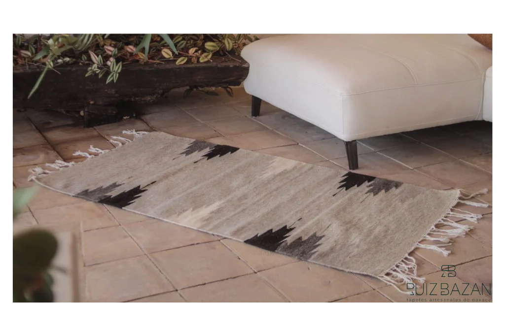 Tapete tonos naturales 150cms largo x 80cms ancho (5ft x 2.6ft)