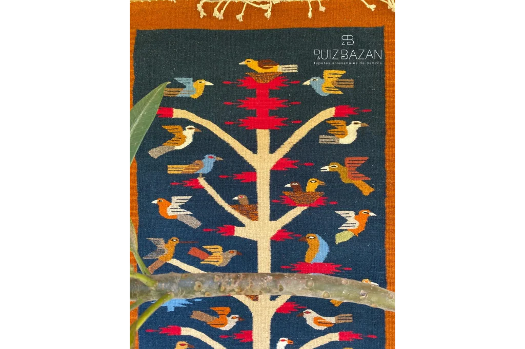 Tapete Arbol de la Vida 150cms largo x 80cms ancho (5ft x 2.6ft) - Imagen 2