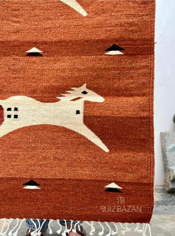 Tapete Caballos 160cms largo x 80cms ancho (5.24ft x 2.6ft) - Imagen 3