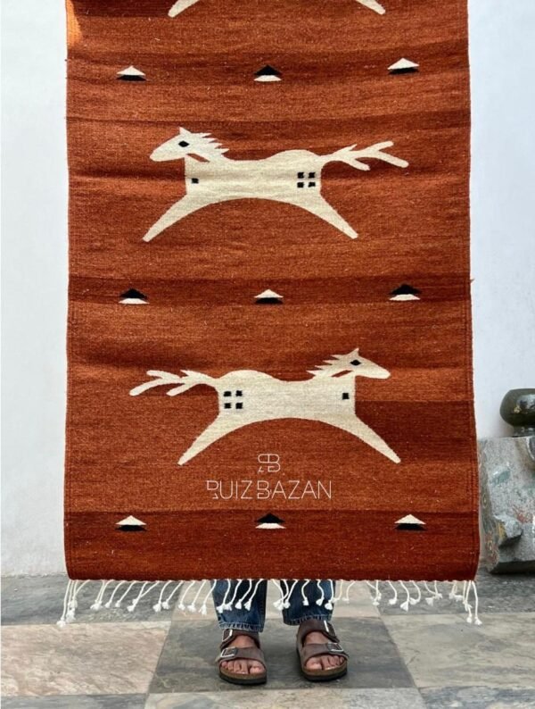 Tapete Caballos 160cms largo x 80cms ancho (5.24ft x 2.6ft) - Imagen 4